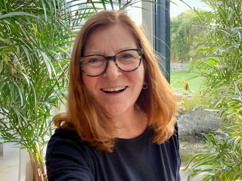 Jutta strahlend